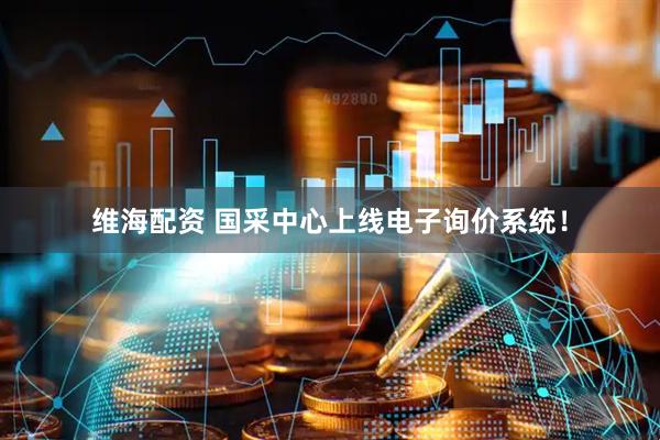 维海配资 国采中心上线电子询价系统！