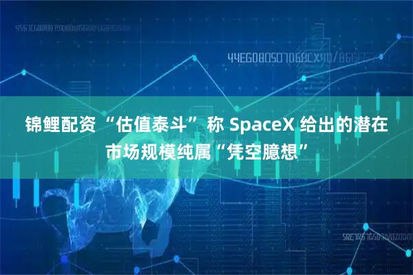 锦鲤配资 “估值泰斗” 称 SpaceX 给出的潜在市场规模纯属“凭空臆想”
