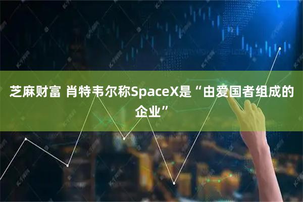 芝麻财富 肖特韦尔称SpaceX是“由爱国者组成的企业”
